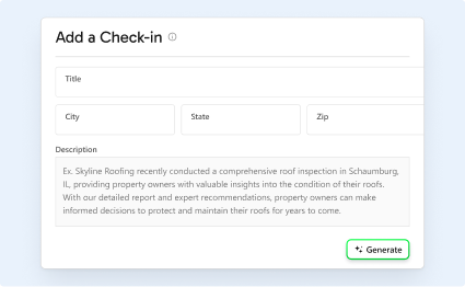 Preview of the Dash Check-in Template