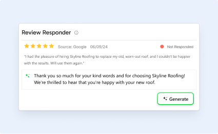 Reputation Review Responses in Dash by EZlocal